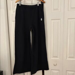 NWOT FP Movement by Free People Black Wide Leg Sweat Pants sz Small